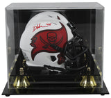 Buccaneers Devin White Authentic Signed Lunar Speed Mini Helmet W/ Case BAS Wit