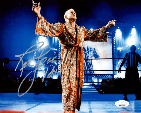 RIC FLAIR AUTOGRAPHED SIGNED 8X10 PHOTO WWE "16X" JSA STOCK #228794