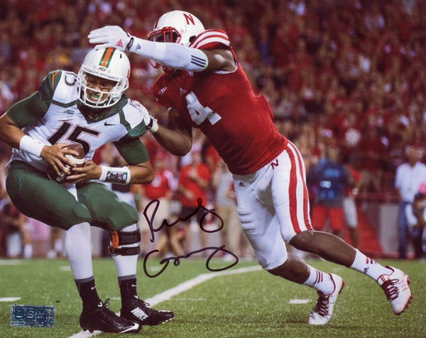 RANDY GREGORY SIGNED AUTOGRAPHED NEBRASKA CORNHUSKERS 8x10 PHOTO COA