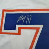 Framed Autographed/Signed Paul Coffey 35x39 Edmonton White Hockey Jersey JSA COA