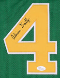 Adrian Dantley Signed Utah Jazz Jersey (JSA) # 4 retired by Utah Jazz / HOF 2008