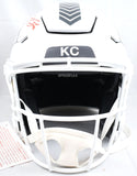 Travis Kelce Autographed Chiefs F/S Salute 2024 Speed Flex Helmet-Beckett W Holo