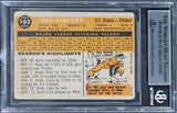 Giants Jack Sanford Authentic Signed 1960 Topps #165 Card BAS Slabbed