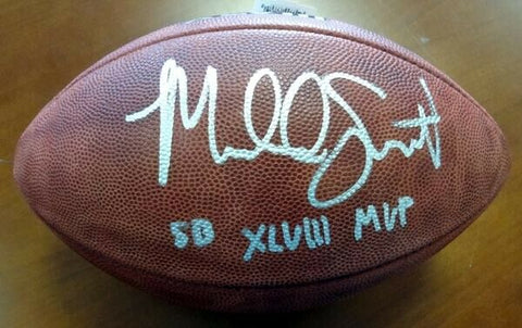 MALCOLM SMITH AUTOGRAPHED SIGNED SB LEATHER FOOTBALL SEAHAWKS SB MVP MCS 72383