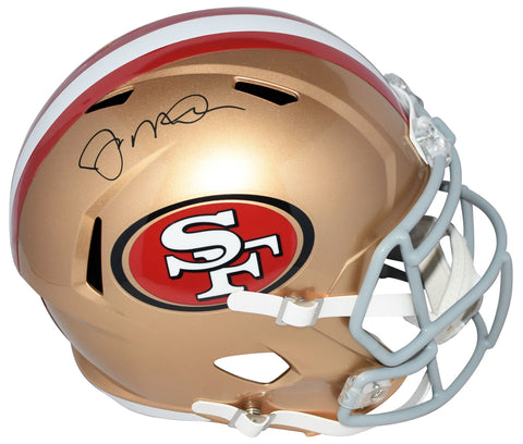 JOE MONTANA SIGNED SAN FRANCISCO 49ERS FULL SIZE SPEED HELMET FANATICS