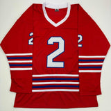 Autographed/Signed Bobby Orr Oshawa Red Hockey Jersey JSA COA