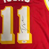 Trae Young Signed Jersey PSA/DNA Atlanta Hawks Autographed