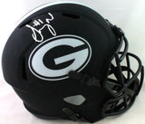 Sony Michel Autographed GA Bulldogs Eclipse Speed F/S Helmet - Beckett W *Silver