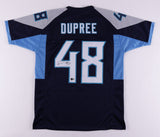 Bud Dupree Signed Tennessee Titans Jersey (Beckett Holo) 1st Round Pick 2015 L.B