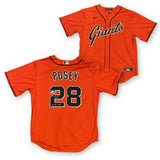 Buster Posey Autographed San Francisco Giants Orange 12 NL MVP Nike Jersey MLB