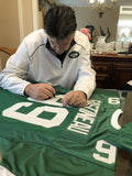 Mark Gastineau Signed Jets Logo Football (JSA COA) Member New York Sack Exchange