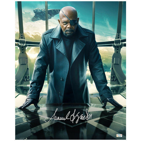 Samuel L. Jackson Autographed Captain America Winter Soldier Fury 16x20 Photo