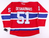 David Desharnais Signed Montreal Canadiens Reebok NHL style Jersey / Beckett COA