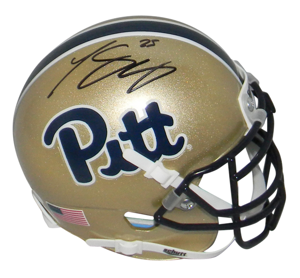 LESEAN McCOY AUTOGRAPHED SIGNED PITT PITTSBURGH PANTHERS MINI HELMET JSA