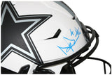 Dak Prescott Signed Dallas Cowboys Authentic Lunar Speed Flex Helmet BAS 34230