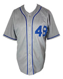 Jacob deGrom New York Signed Gray Baseball Jersey JSA