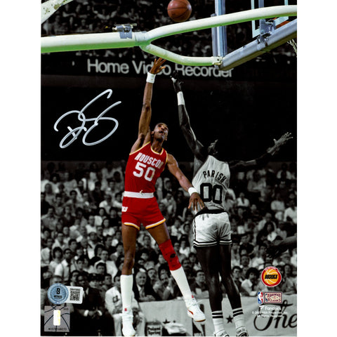 Ralph Sampson Autographed Houston Rockets 8x10 Photo Beckett Witness 49715