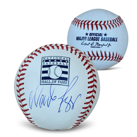 Wade Boggs Autographed Hall of Fame HOF Logo Signed Baseball Beckett COA + Case