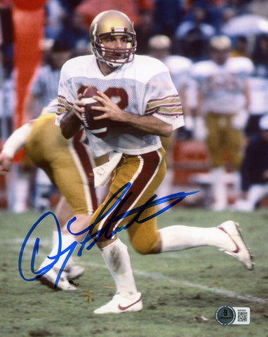 Doug Flutie Autographed Boston College Eagles 8x10 Photo Beckett 47245