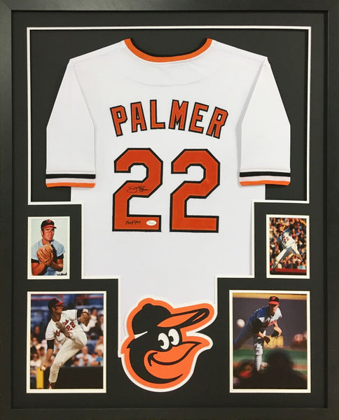 Jim Palmer Autographed Signed Framed Baltimore Orioles Jersey JSA