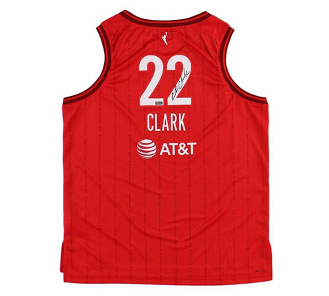 Caitlin Clark Signed Indiana Fever Nike Rebel Edition 2024 Red WNBA Jersey