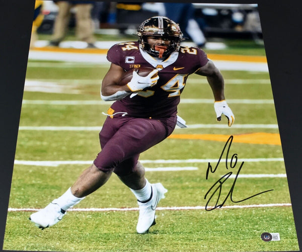 MOHAMED IBRAHIM AUTOGRAPHED MINNESOTA GOPHERS 16X20 PHOTO BECKETT