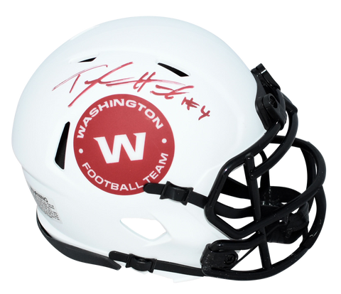 TAYLOR HEINICKE SIGNED WASHINGTON FOOTBALL TEAM LUNAR SPEED MINI HELMET BECKETT