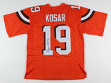 Bernie Kosar Signed Cleveland Browns Jersey (PSA Holo) 2xPro Bowl Q.B U.of Miami