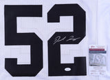 Denzel Perryman Signed Las Vegas Raider Jersey (JSA COA) Ex Miami Hurricane L.B.