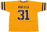 DAVE WINFIELD SIGNED MINNESOTA GOLDEN GOPHERS #31 ADIDAS BASEBALL JERSEY BECKETT