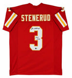 Jan Stenerud Signed Kansas City Chiefs Jersey Inscribed "HOF 91" (Beckett Holo)