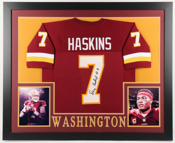 DWAYNE HASKINS top WASHINGTON AUTOGRAPH MINI