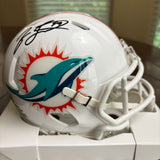 JASON TAYLOR AUTOGRAPHED SIGNED MIAMI DOLPHINS MINI HELMET W/ HOF '17 BECKETT