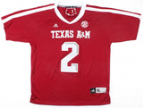 Johnny Manziel Signed Texas A&M Aggies Adidas Jersey Insc. 12 Heisman (PSA) Q.B.