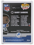 Lions Barry Sanders Authentic Signed #81 Funko Pop Vinyl Figure BAS Witnessed