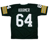 Jerry Kramer Signed Green Bay Custom Green Short Sleeve Jersey "HOF 2018"