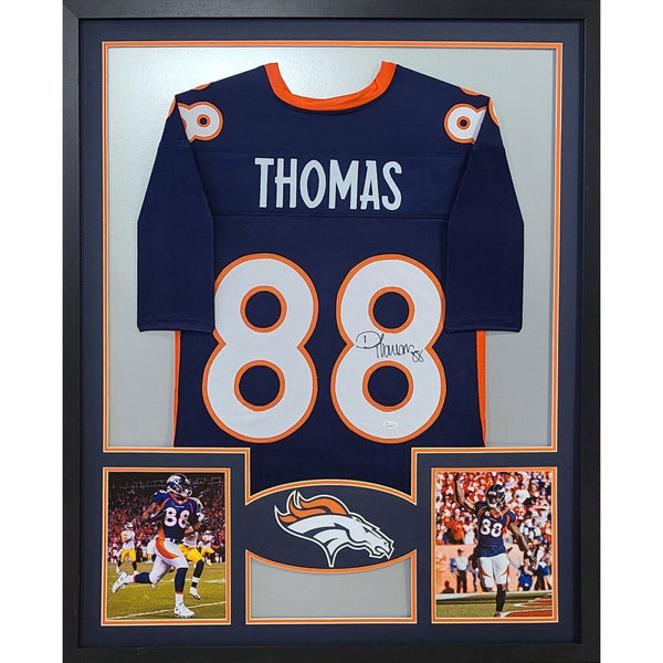 Demaryius Thomas Denver Broncos Autographed Signed Framed Jersey JSA