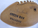 1962 Packers Autographed Football 42 Sigs Lombardi & Bart Starr Beckett AA01194