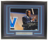 Jay Wright Signed Framed 11x14 Villanova Wildcats Photo BAS