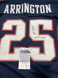 Kyle Arrington Signed New England Patriot Jersey Inscribed SB 49 Champ (JSA COA)