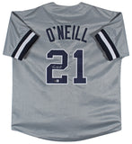 Paul O'Neill Authentic Signed Grey Pro Style Jersey Autographed BAS Witnessed