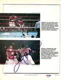 Larry Holmes Autographed Signed Magazine Page Photo PSA/DNA #S49131