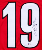 Josh Jooris Signed Hurricane Jersey (Beckett COA) NHL Career 2013-present Center