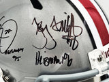 GRIFFIN, GEORGE & SMITH AUTOGRAPHED OHIO STATE FULL SIZE HELMET BECKETT 230105