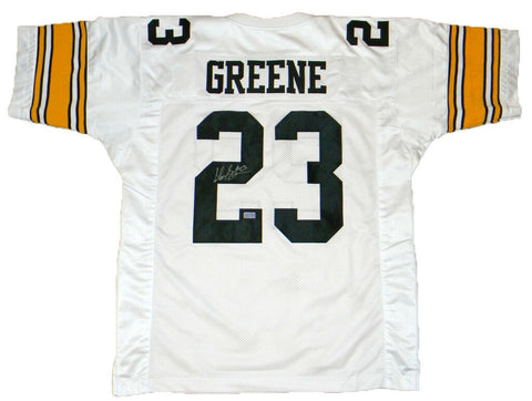 SHONN GREENE SIGNED AUTOGRAPHED IOWA HAWKEYES #23 WHITE JERSEY COA