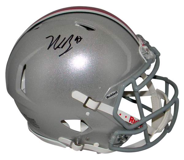 NICK BOSA AUTOGRAPHED OHIO STATE BUCKEYES AUTHENTIC SPEED HELMET BECKETT