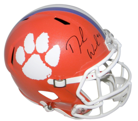 DESHAUN WATSON AUTOGRAPHED SIGNED CLEMSON TIGERS FULL SIZE SPEED HELMET BECKETT