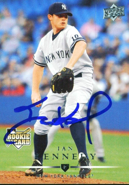 Yankees Ian Kennedy Authentic Signed Card 2008 Upper Deck RC #323 w/ COA