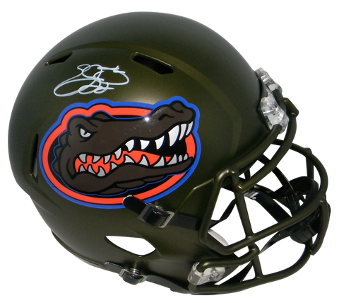 EMMITT SMITH SIGNED AUTOGRAPHED FLORIDA GATORS FULL SIZE SWAMP HELMET PROVA