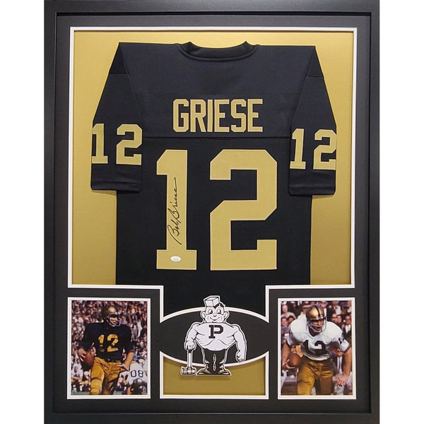 Bob Griese Autographed Signed Framed Purdue Boilermakers Jersey JSA